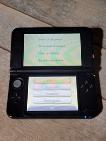 Nintendo 3DS XL Handheld Console Blue SPR-001 NTSC w/ OEM Charger & Stylus