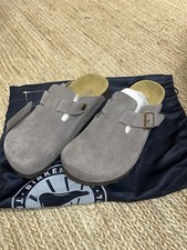 Men  s Birkenstock Boston Clog in Gray