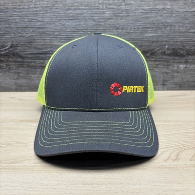 #ad #ad Pirtek Hat Cap Snap Back Gray Yellow Green Embroidered Logo Men $18.47