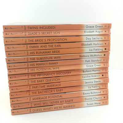 15x Mills & Boon Tender Romance His Runaway Bride Sexy Love Fiction Book Bundle
