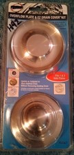 Danco 10547 Overflow Plate EZ Drain Cover Kit Brushed Nickel New Sealed