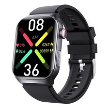 Reloj inteligente F320 con ECG y PPG, monitor de salud, frecuencia cardíaca,