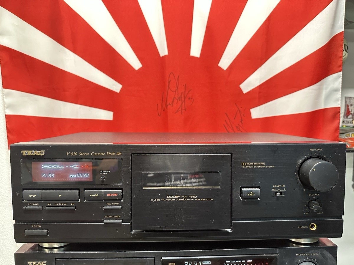 Teac V-610 Stereo Cassette Deck - For Part or Repair