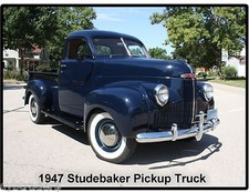 1947 Studebaker Pickup Truck   Refrigerator / Tool Box Magnet