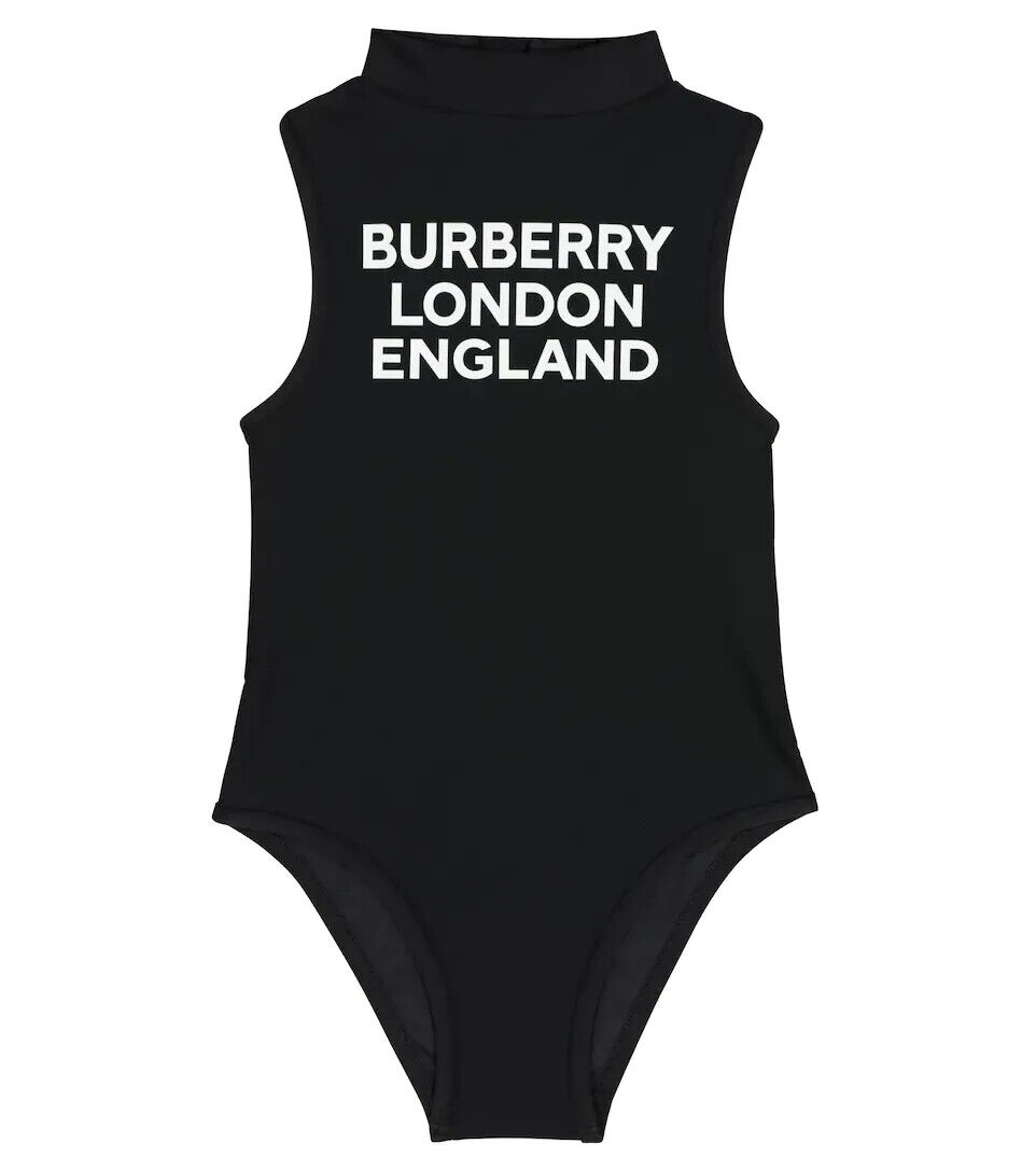 Burberry L139752 Girls Black Iris One-Piece Swimsuit Size Burberry L139752 Girls Black Iris One-Piece Swimsuit Size