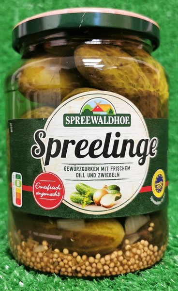 (7,75€/Kg) Spreewaldhof Spreelinge Original SpreewäLder GewüRzgurken 670G Glas-image