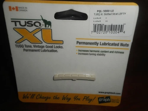 NEW Graph Tech PQL-5000-L0 Tusq XL Slotted Nut Lefty LH - PQL-5000-L0