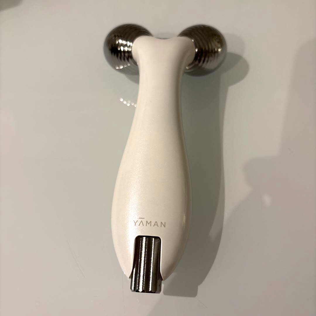 YA-MAN EP15W Facial Roller Facial Beauty Device Wavy EMS White 