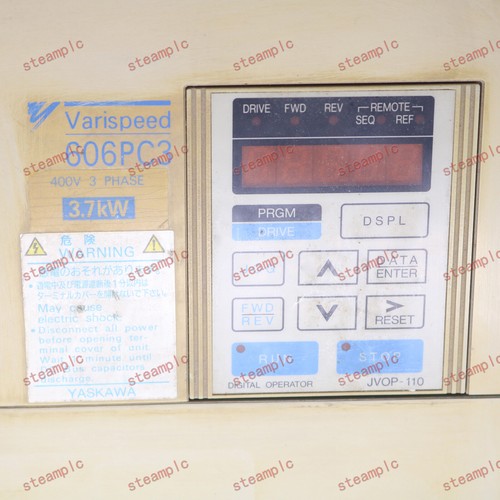 1pcs used Yaskawa inverter 3.7KW 380V CIMR-PCA43P7 Free shipping - Picture 4 of 5