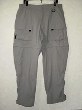 10000 ft Above Sea Level Convertible Pants Men XL Gray Cargo Outdoors