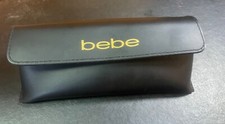 Bebe Sunglass Sun Glass Eyeglass Soft Shell Eye Glass Case Felt Inside NEW