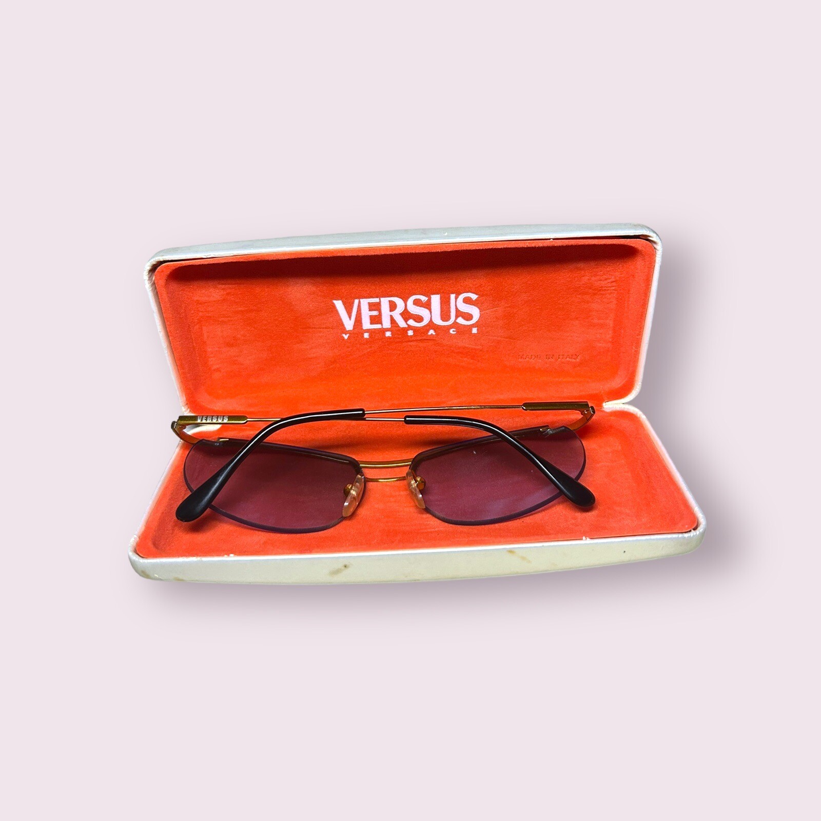 Vintage Versus Versace Mod L23 Half Frame Sunglas… - image 3