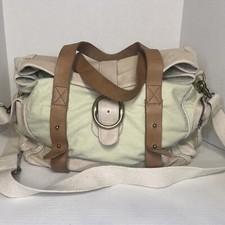 Free People We The Free Canvas And Leather Tote, Crossbody, Shoulder, Hobo Bag!!