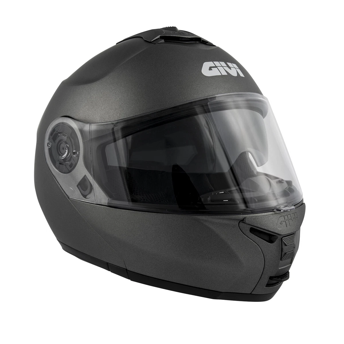 Casco Moto Scooter Modular GIVI X20 HX20 Monocromo Titanio Mate TAMA O S