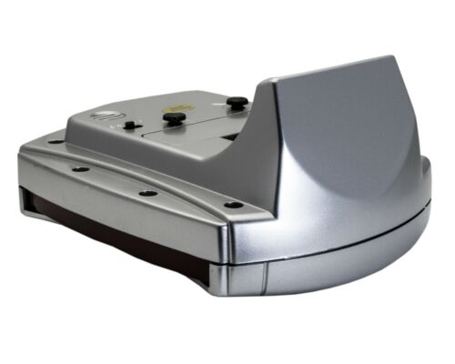 ELEGANT MODERN STYLE TABLE ALARM CLOCK, BLACK HANDS, WITH SWEEP SECOND HAND. - Picture 4 of 6