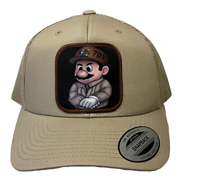 SUPER CHAPO BROS HAT KHAKI MESH EL CHAPO GUZMÁN MÉXICO LOGO