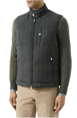 BRUNELLO CUCINELLI CASHMERE WOOL DAUNEN GOOSE GILET VEST WESTE JACKE JACKET M