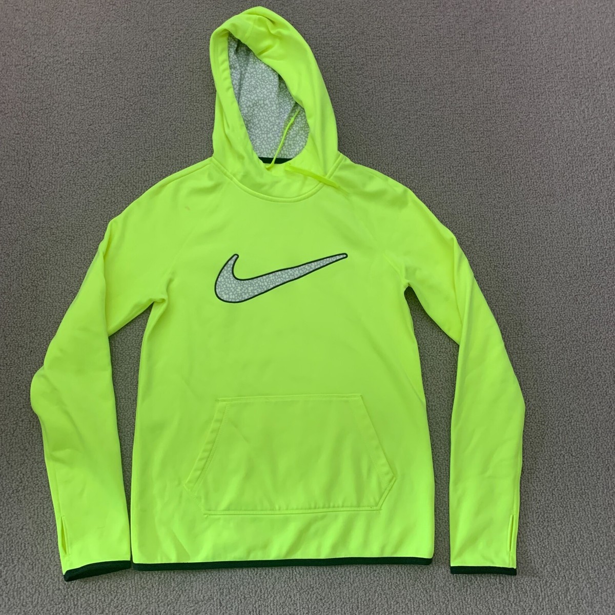 neon yellow nike hoodie womens
