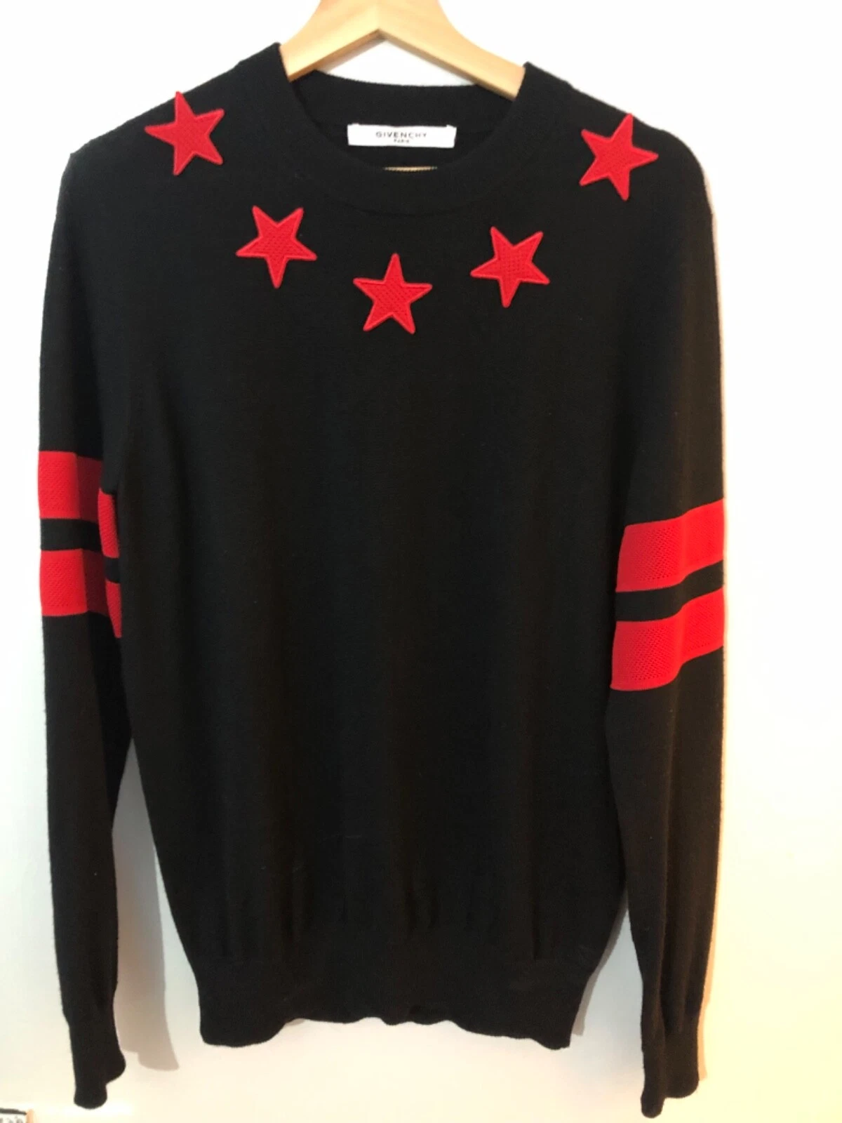 Givenchy — 100% authentic Givenchy star embroidered sweater, size medium