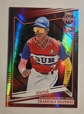 2022 Elite Extra Edition Francely Silverio Red Status SN/299