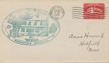 USA 1932 2C rot Mount Vernon - 200. Geburtstag George Washington Kab.-GU FDC, R!