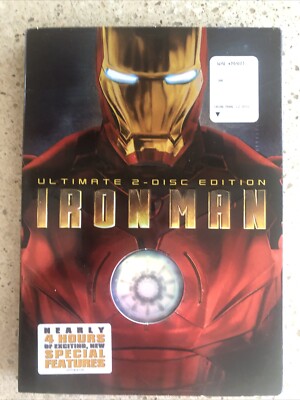 Iron Man (DVD, 2008, 2-Disc Set, Ultimate Edition) NEW 97361385648