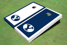 Brigham Young University BYU Alternating Border Cornhole Boards