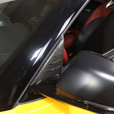 Carbon fiber ABS Anti-wind Buffeting Deflector for Toyota Supra A90 2019-24