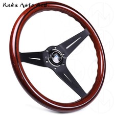 Nardi Nd Italy Classic Wood Black Spokes 360mm Racing Steering Wheel