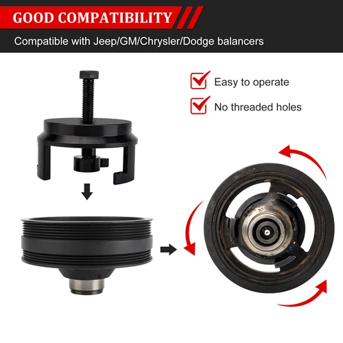 Harmonic Balancer Puller & LS Harmonic Balancer Installation Tool V8 LS1 LS2 LS3 - Picture 5 of 11