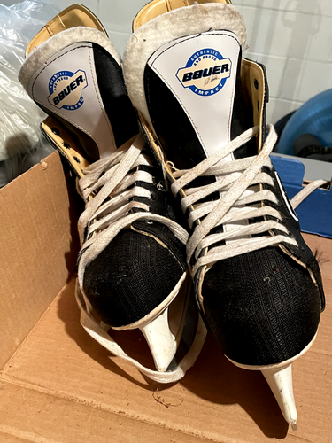 Bauer Ice Skates Mens Size 7 Bauer Impact 30 Sr. 90s Vintage - Picture 5 of 20