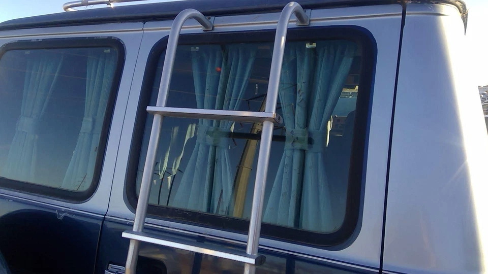 1971-1995 Chevy G20 Van Passenger Right Back Glass Rear Window Lift Gate Hatch - Image 3 of 4