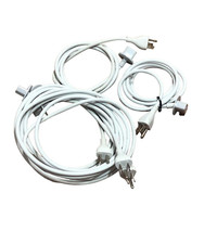 Lot Of 5 Genuine Apple iMac Power Cord Cable 01 622-0153 10A 125v 3 Prong