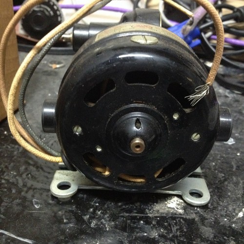 NOS Teletype Electric Motor part number 114684 right angle offset - Picture 4 of 6