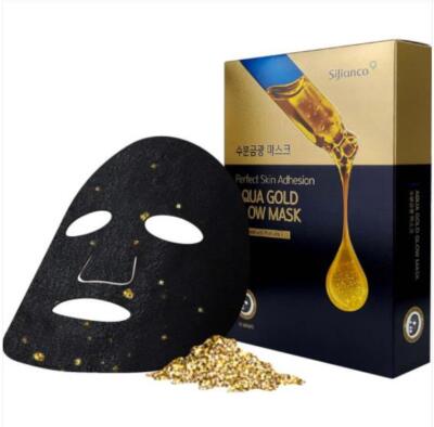 [SIJIANCO] 24K Gold Whitening Glow Mask with Yuja Vita C - Korean Skincare