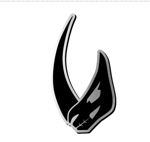 Engraved Car Badge Acrylic Emblem BRUSHED SILVER Clan Mudhorn Star Wars - Picture 1 of 6