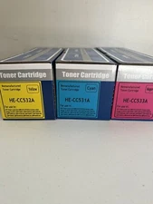 Premium Toner (Set Of 3):for HP (Cyan, yellow & magenta)