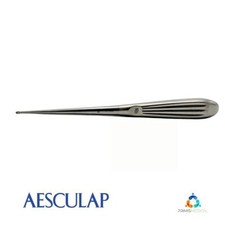 Aesculap MD484 Bruns Bone Curette, Straight, 8"