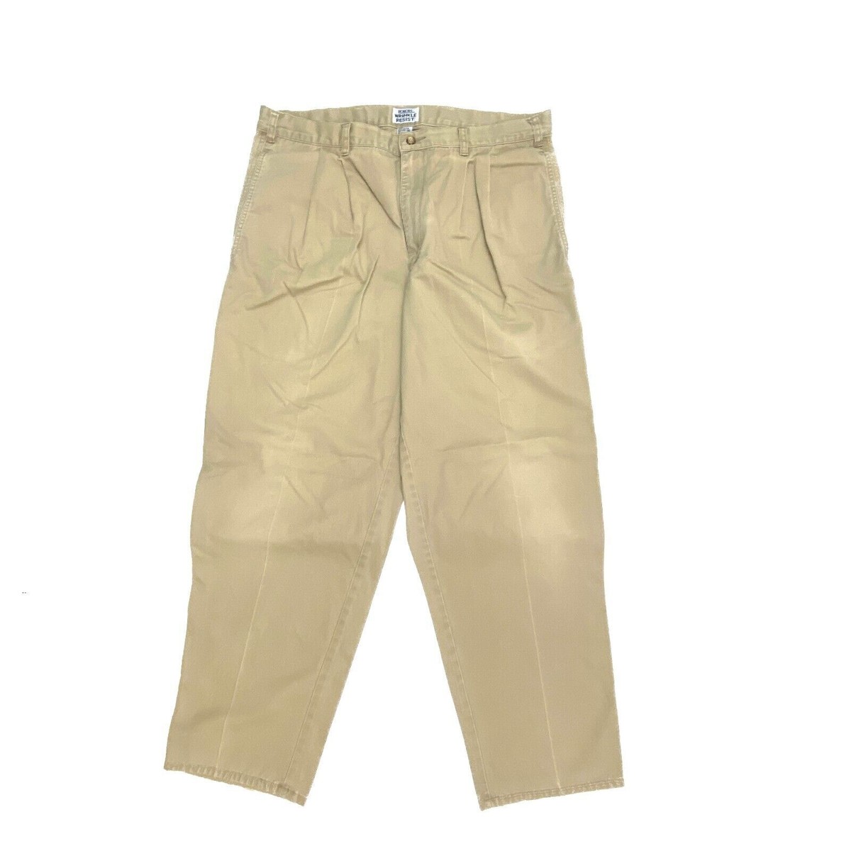 Honors Wrinkle Resist Pleated Straight Men's size 38x30 Beige