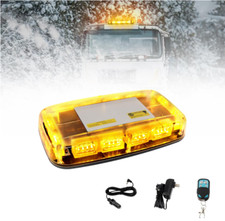 Rechargeable Amber Emergency Roof Top Strobe Light Wireless Hazard Traffic Light