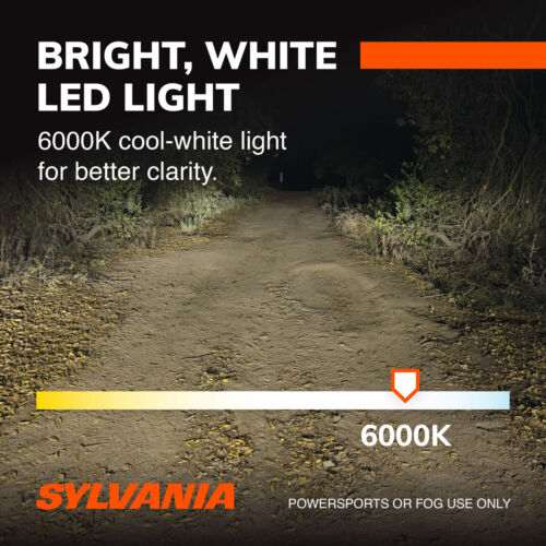 Sylvania H11 LED Powersport Headlight Bulbs for Off-Road Use / Fog Lights - 2 PC - Picture 5 of 9