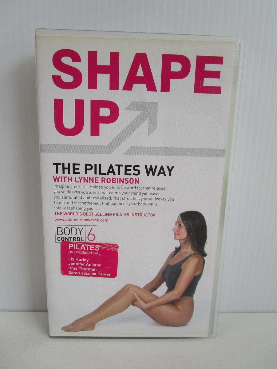 Shape Up, Pilates Way, Lynne Robinson, VHS Tape, Vintage Video, TV