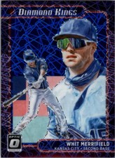 2021 Donruss Optic Blue Velocity #9 Whit Merrifield DK /99 - NM-MT