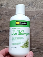 DG HEALTH TEA TREE OIL LICE SHAMPOO - 8 ounces - Homeopathic Lice Treatment NEW!