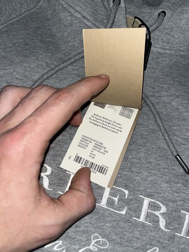 Burberry London England Embroidered Logo Hoodie NWT MSRP $1,000 Men’s M - Picture 3 of 7