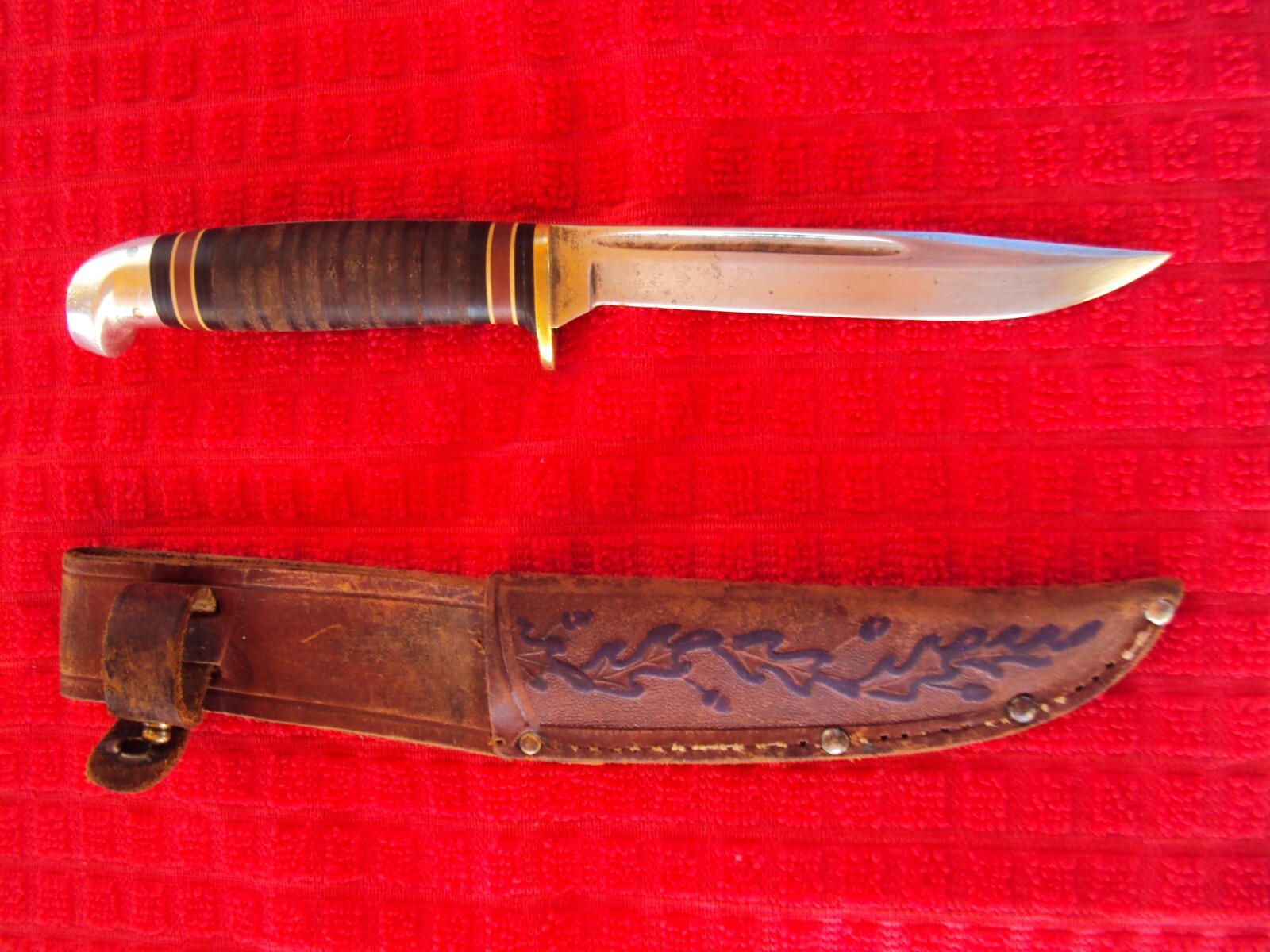 vintage western hunting knife with sheath eBay