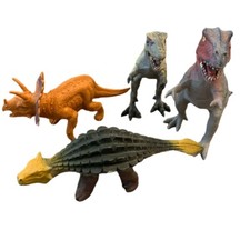 Dinosaur Toy Figures Lot Of 4 from 2009 Excellent Used Condition