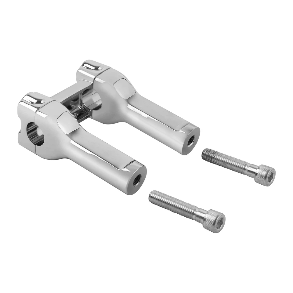 4" Handlebar Riser Fit For Harley 1" Bar Softail Standard Fatboy Dyna Fat Bob - Image 3 of 4