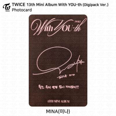 TWICE 13th Mini Album With YOU-th Youth Photocard Poster Film