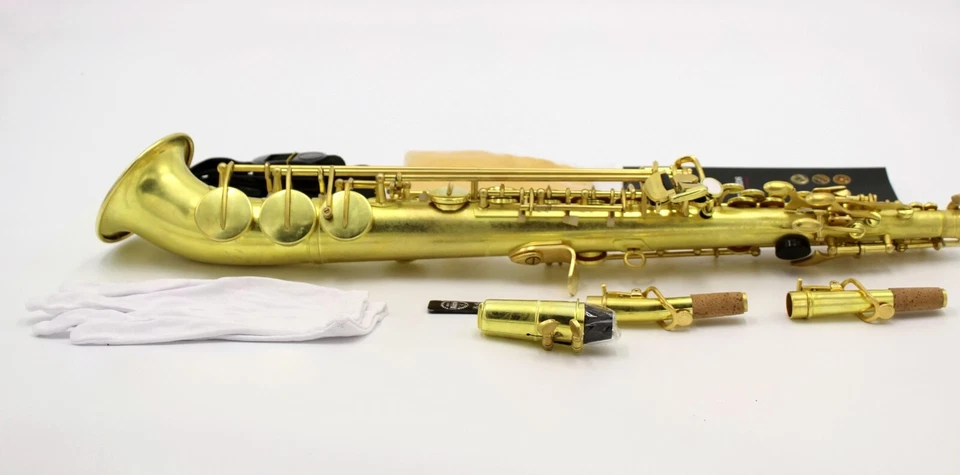 Профессиональный восточный музыкальный изогнутый колокол сопрано саксофон сакселло оригинальная латунь - Изображение 3 из 4